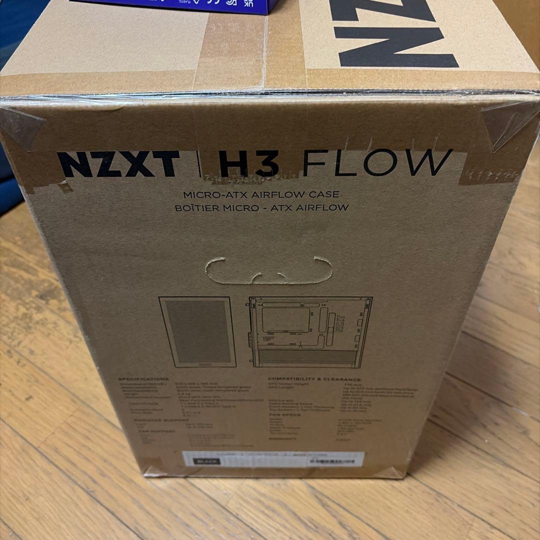 NZXT H3 PCケース2025年版　ケースファン付き