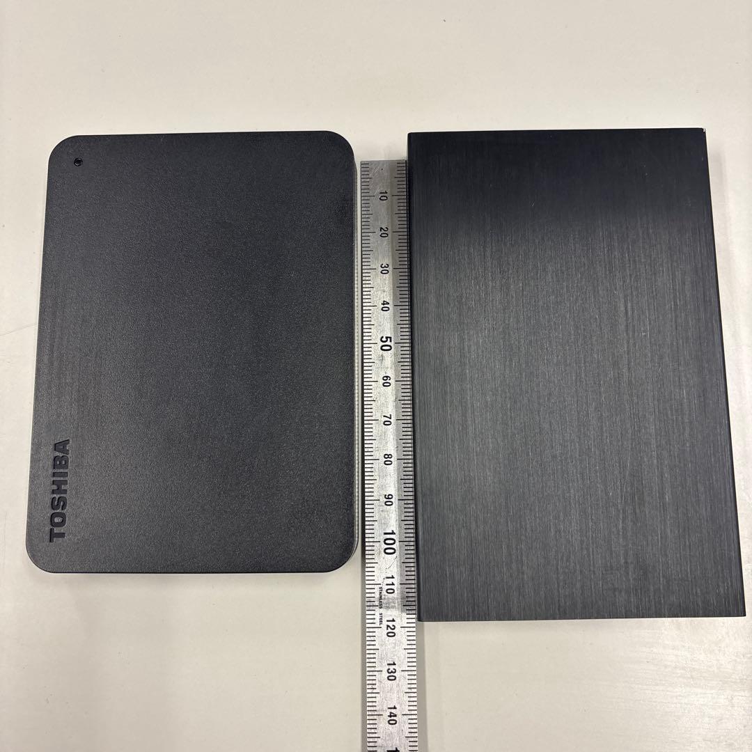 外付けハードディスク　1TB 2台セットで