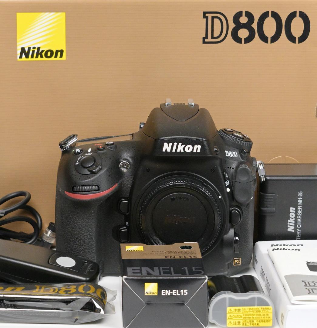 Nikon D800 デジタル一眼レフ 極美品 354ショット