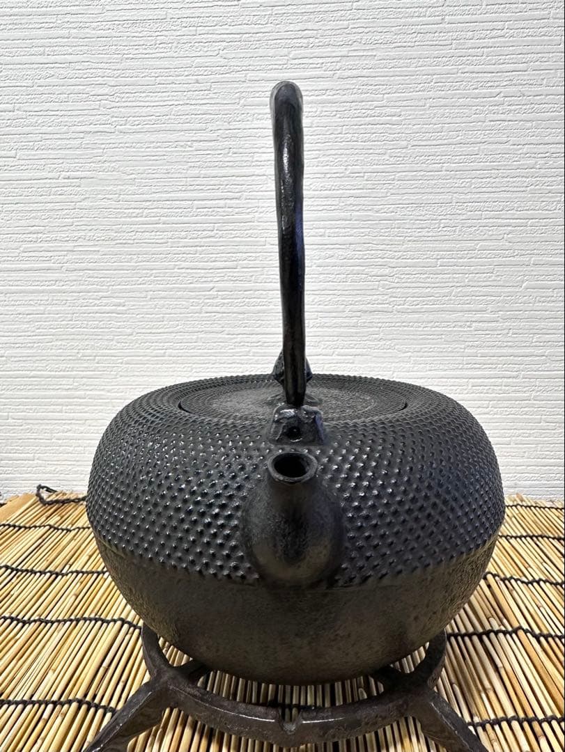 未使用品、供箱等付属品付　南部三厳堂造　１５型アラレ　summer様　売約済み