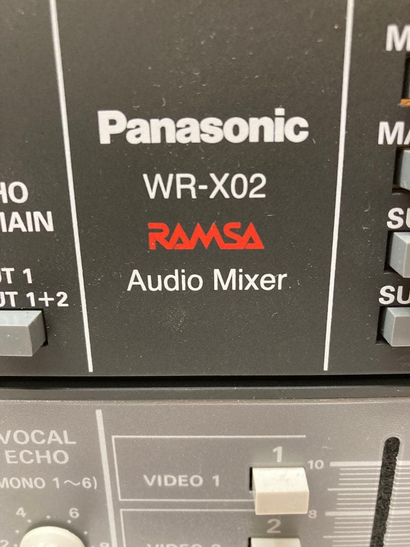 Panasonic WR-X02 オーディオミキサー