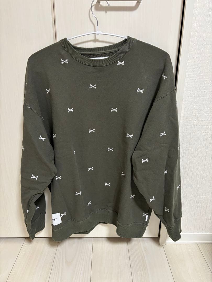 Wtaps cross born sweatshirt Lサイズ 美中古