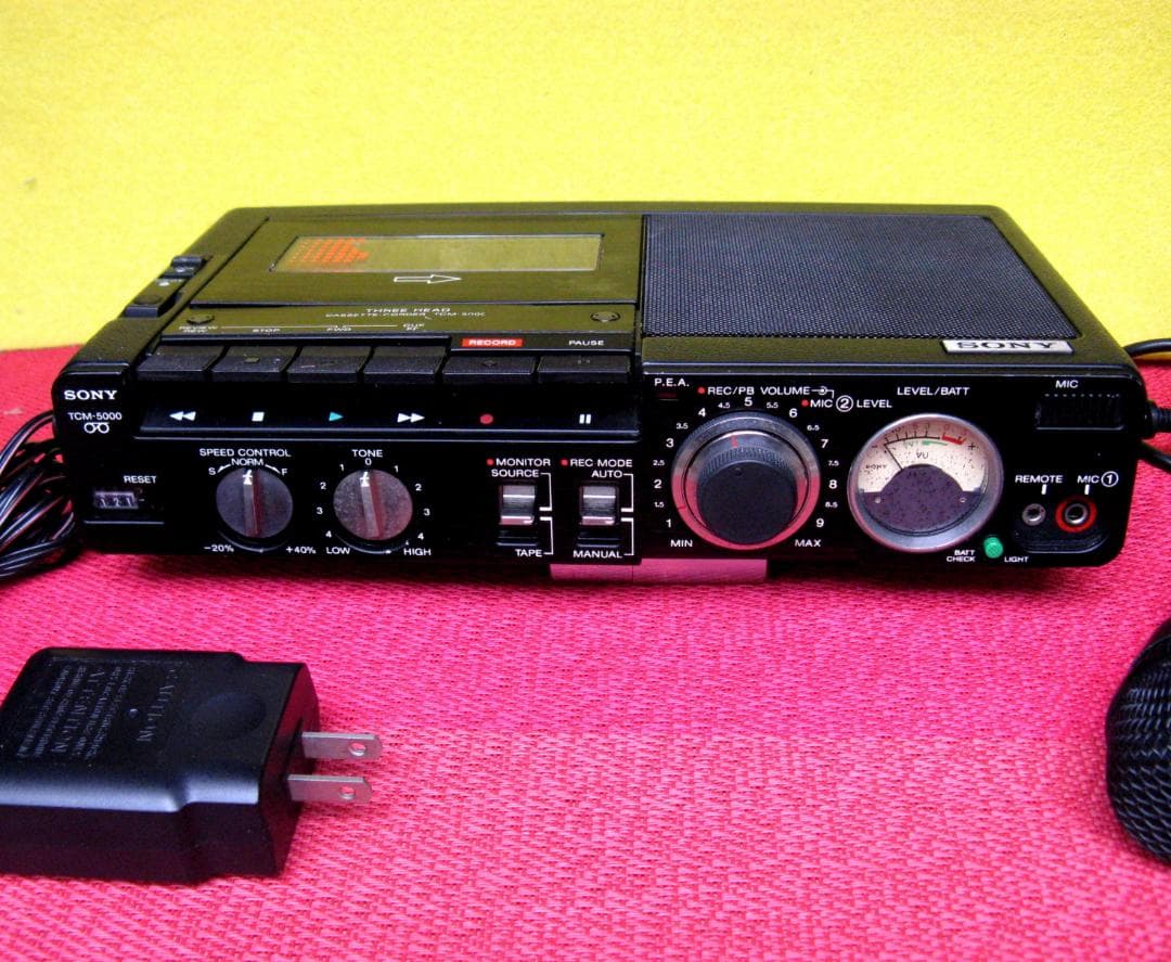 ☆ SONY TCM-5000 カセットレコーダー　整備品