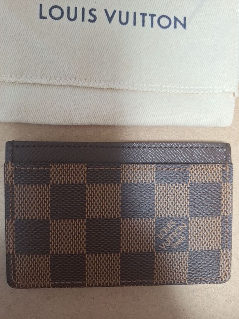 未使用品LOUIS VUITTON ダミエ 名刺入れ D.G.