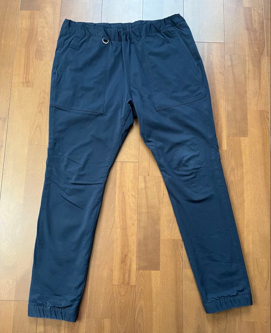 SOPHNET. ネイビーワークパンツ（裏地フリース）