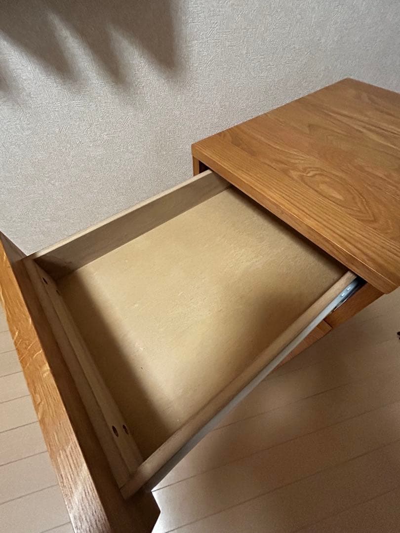無印良品●無垢材デスクキャビネット