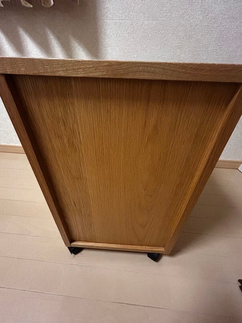 無印良品●無垢材デスクキャビネット