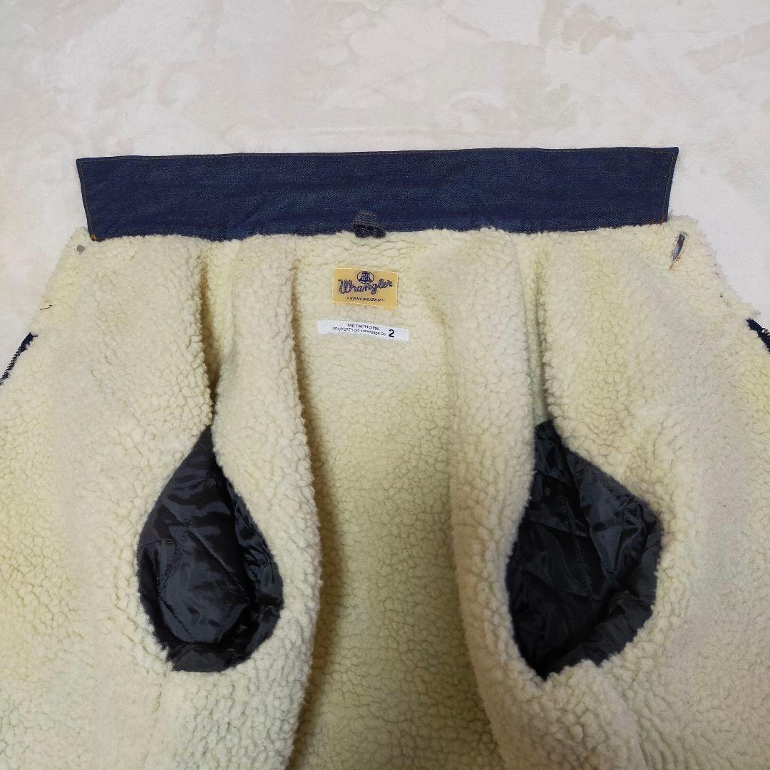 美品　Wrangler　PHORE　ボアデニムジャケット　11MJZ