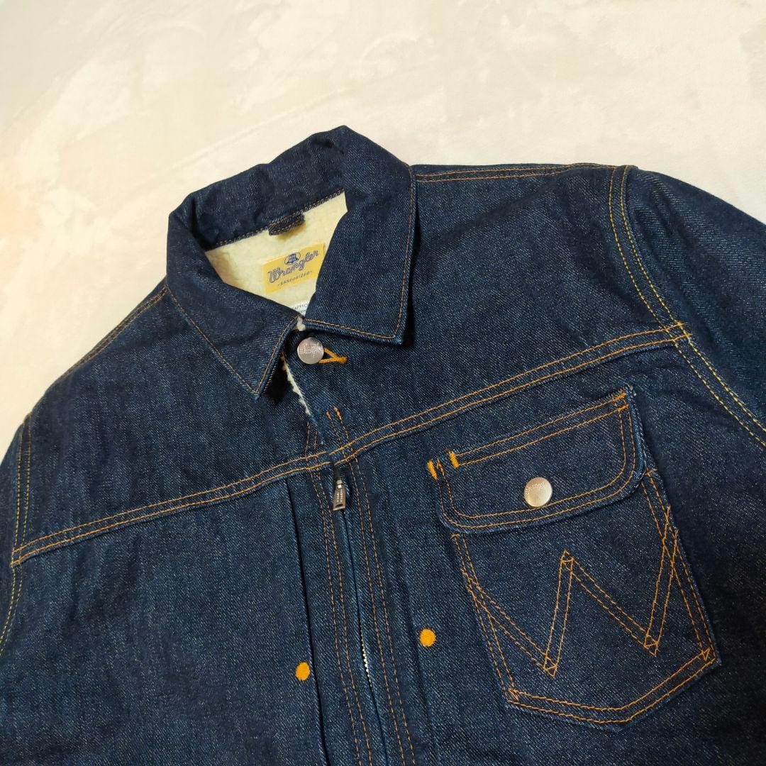 美品　Wrangler　PHORE　ボアデニムジャケット　11MJZ