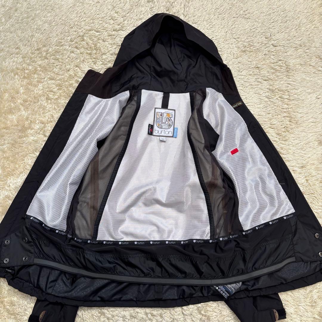 BURTON(バートン) Outlast 止水ジップ シェルジャケット　S 黒