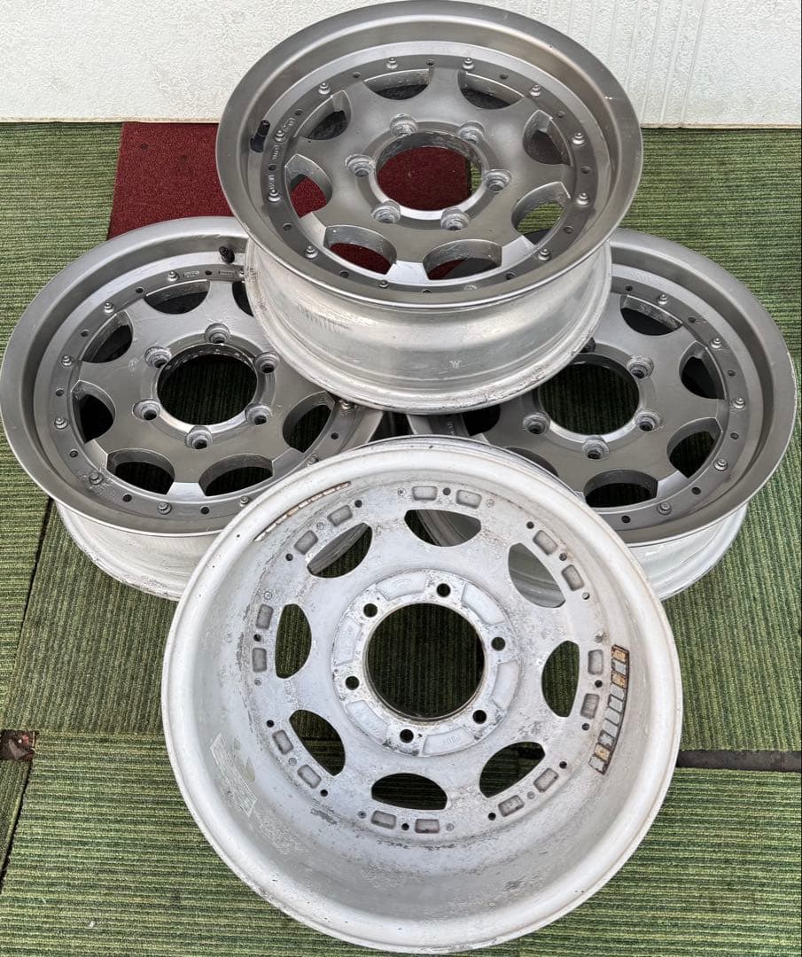 ハイエース社外アルミホイール15インチ6J インセット22 6穴 PCD139.