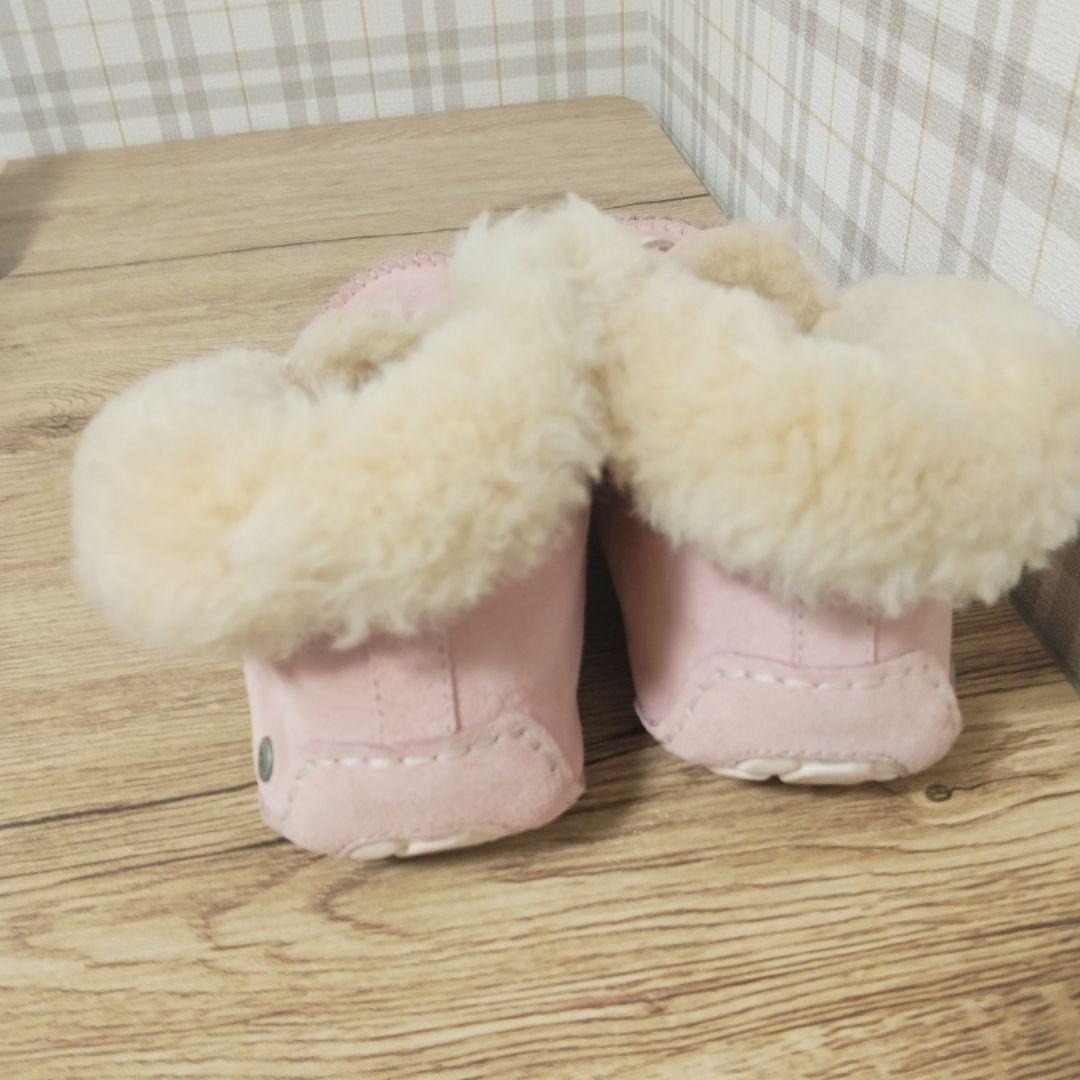 美品 超レア UGG アグ ムートン モカシン W ALENA ピンク 23