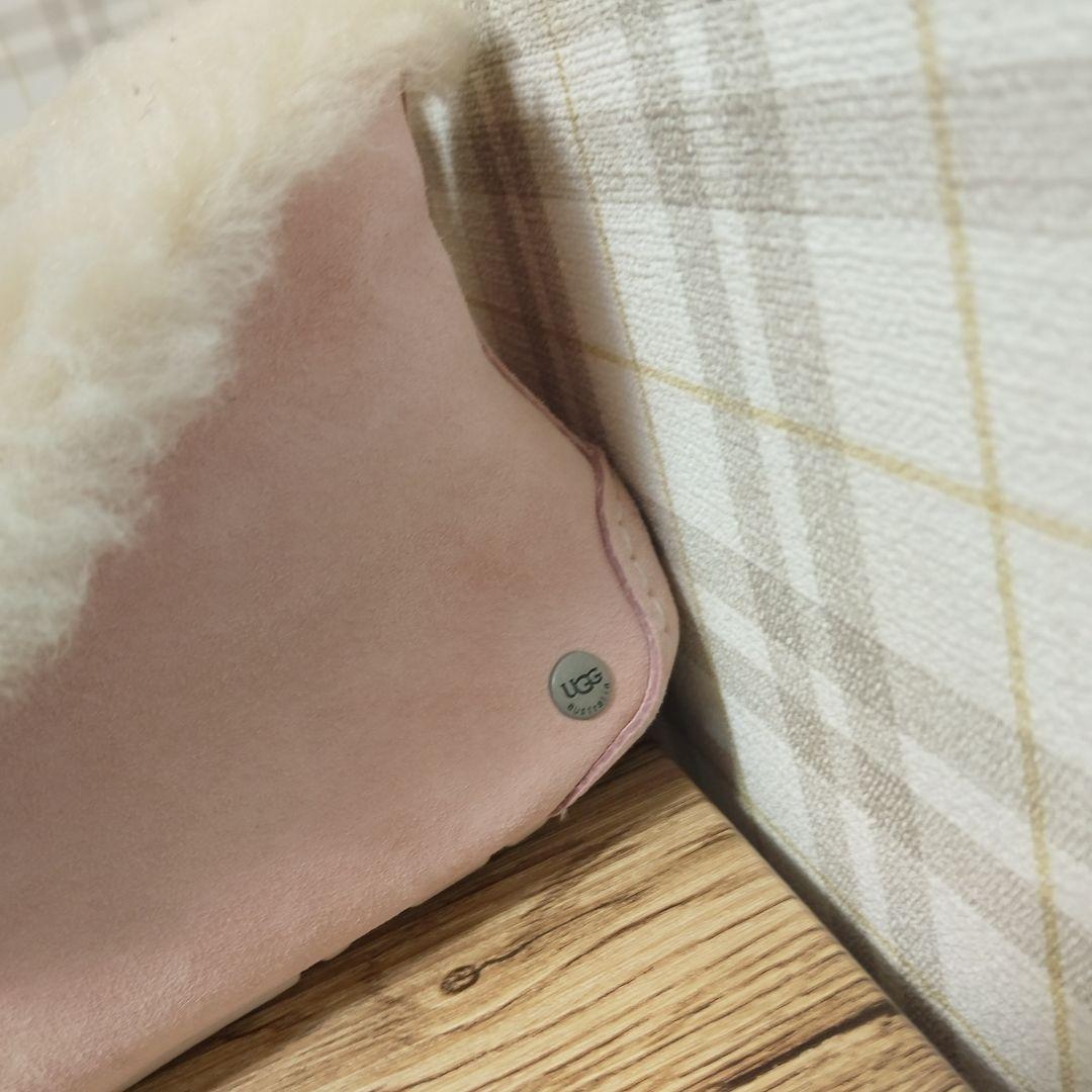 美品 超レア UGG アグ ムートン モカシン W ALENA ピンク 23