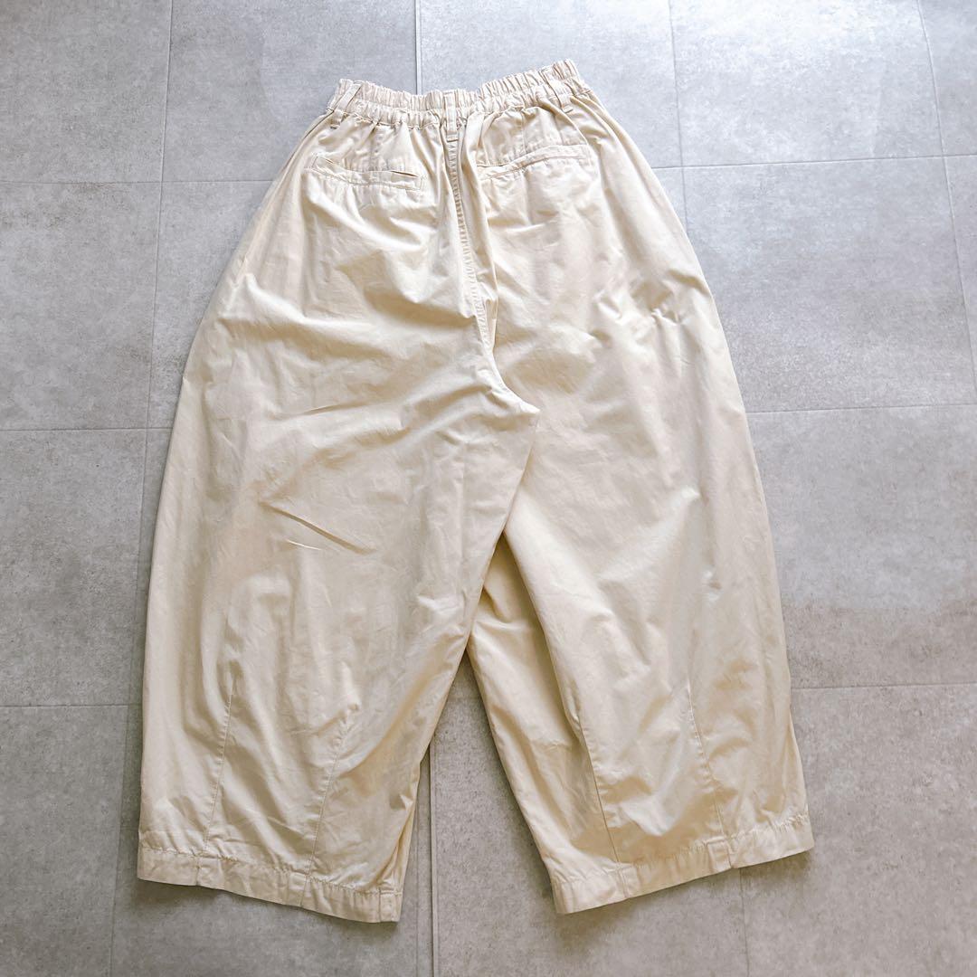 HARVESTY ハーベスティ 別注 クロップドサーカスパンツ アイボリー 2