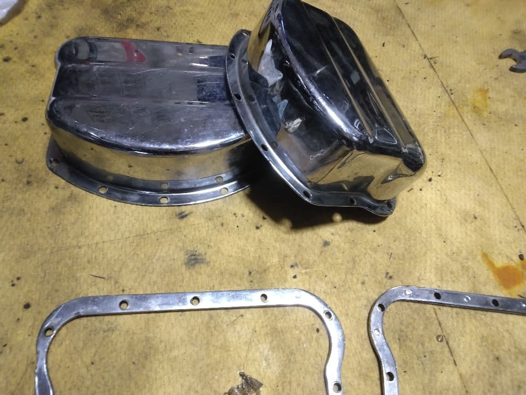 パンヘッド　ロッカーカバー　Dリング　ハーレー