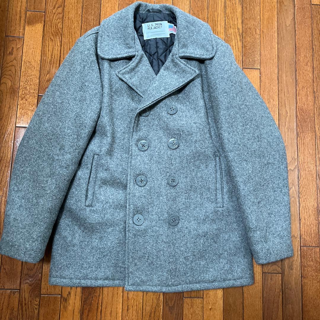 Schott ショット ピーコート ジャケット　サイズ40 グレー