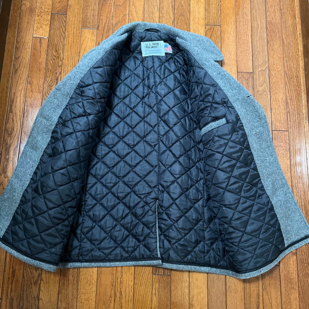 Schott ショット ピーコート ジャケット　サイズ40 グレー