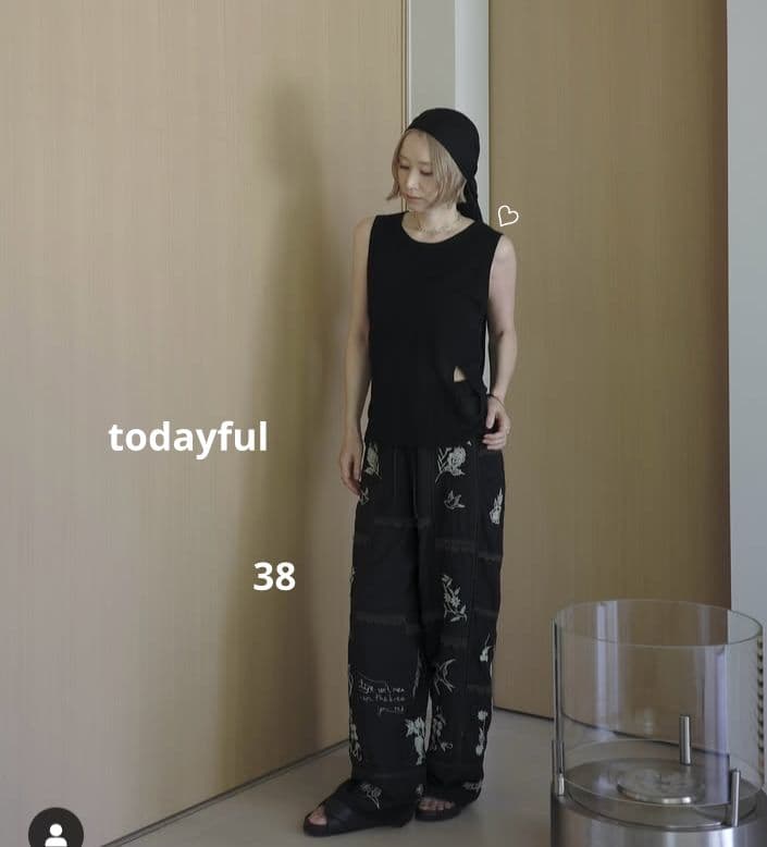 s*i様 todayful Embroidery Patchwork Trous