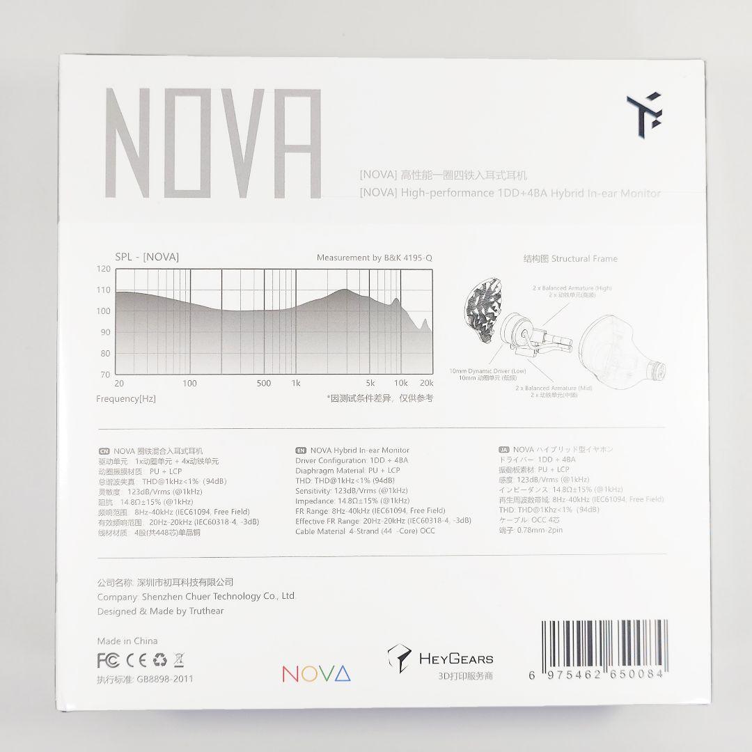 【新品・未開封】TRUTHEAR NOVA （1DD+4BA）※最終値引