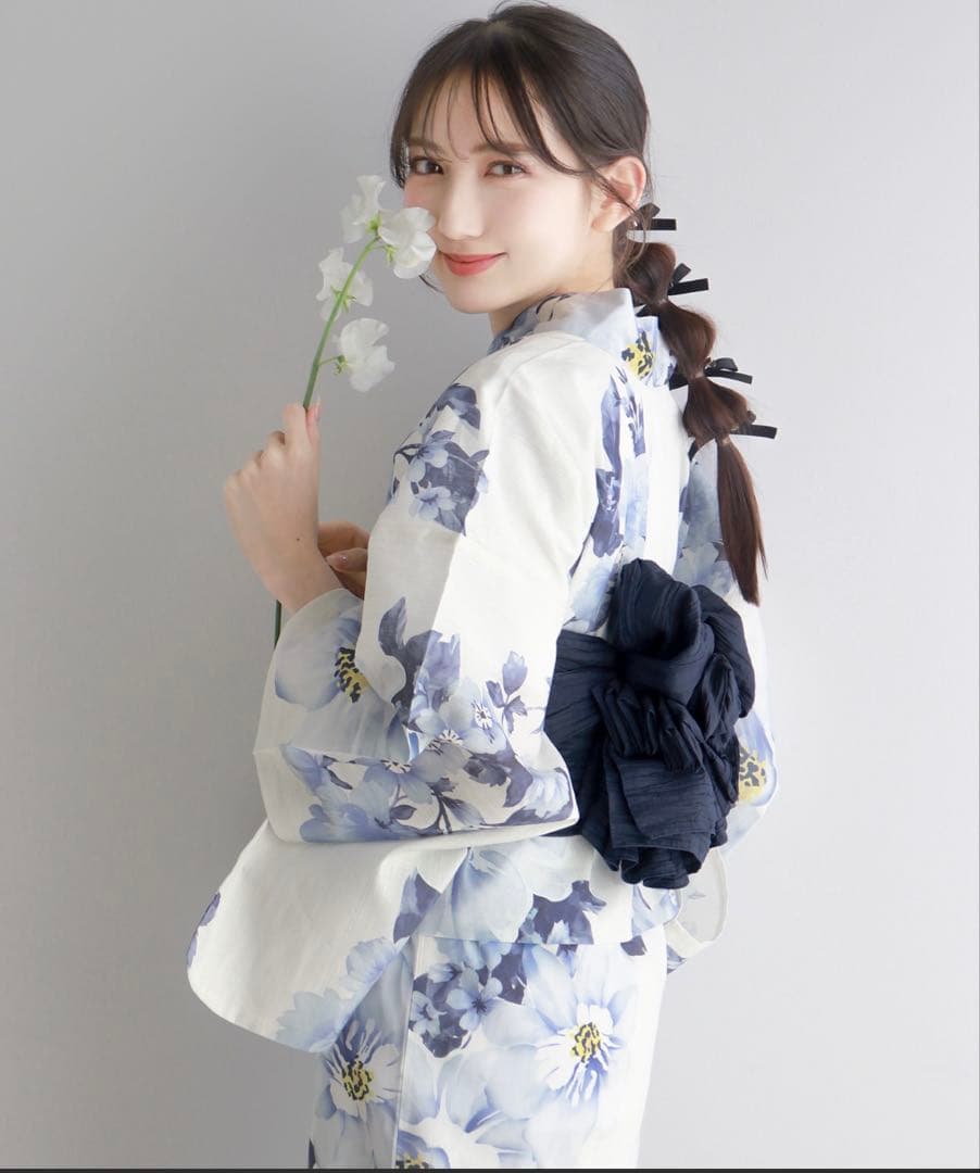 KYOETSU 1人で簡単着付け ワンピース浴衣2点セット