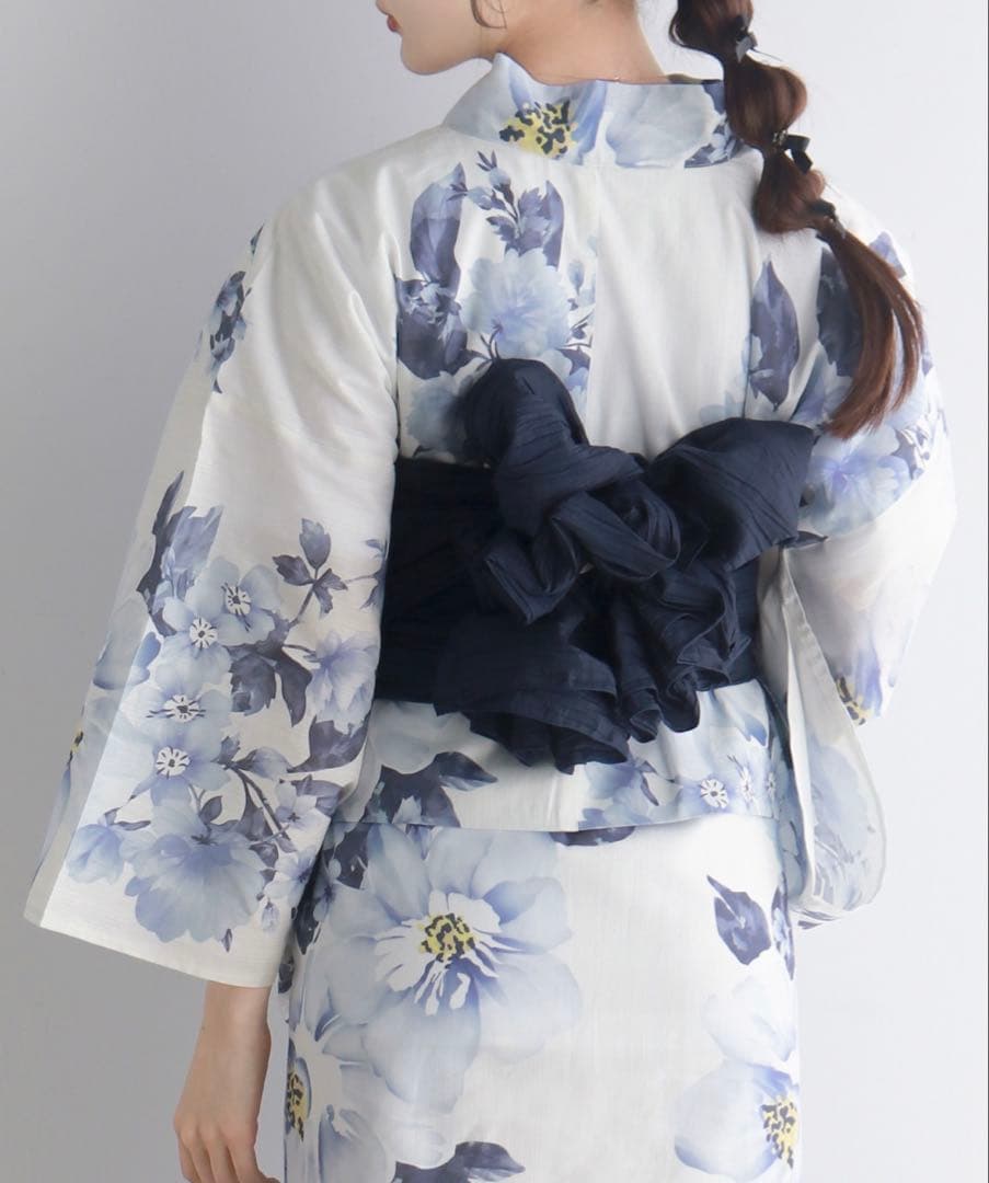 KYOETSU 1人で簡単着付け ワンピース浴衣2点セット