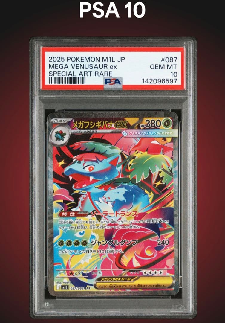 ポケモンカード フシギダネ フシギソウ メガフシギバナ PSA10 3連番セット