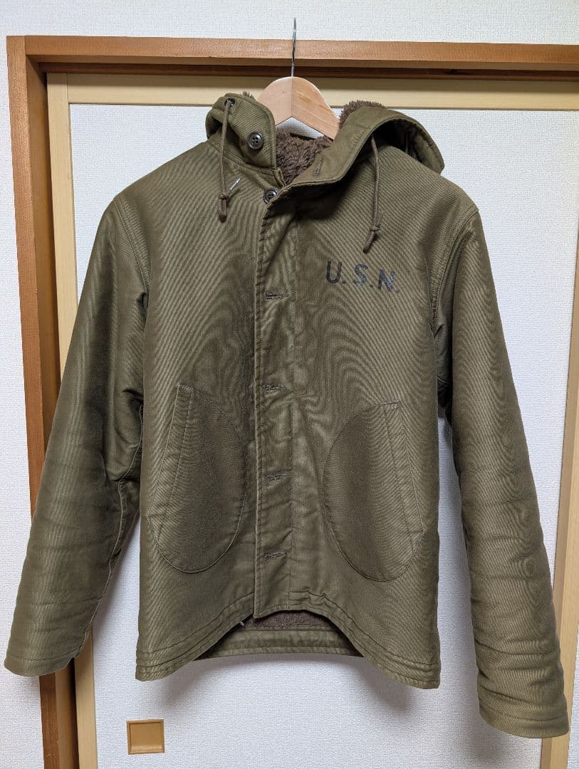 トイズマッコイ 　フード付きN-1デッキジャケット