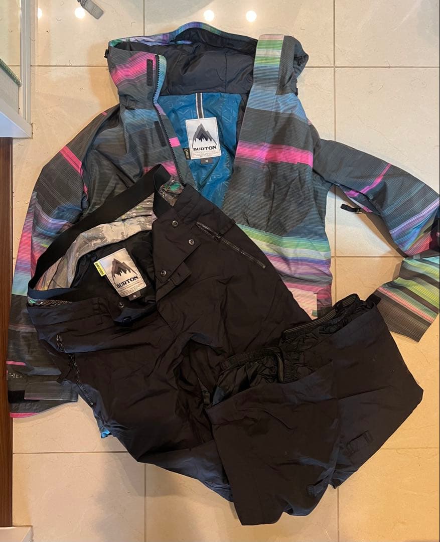 バートン BURTON GORETEX スノーボードウェア・パンツセット