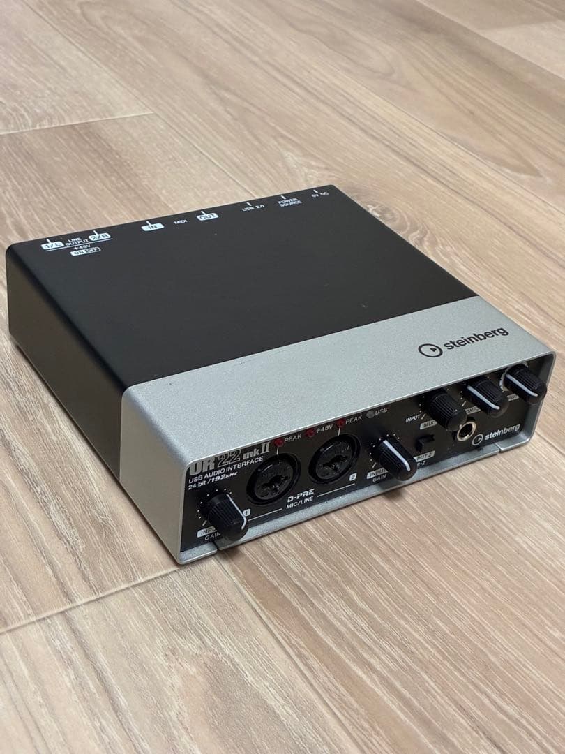 UR22mkⅱ USBオーディオインターフェイス　マイクプリアンプ内蔵