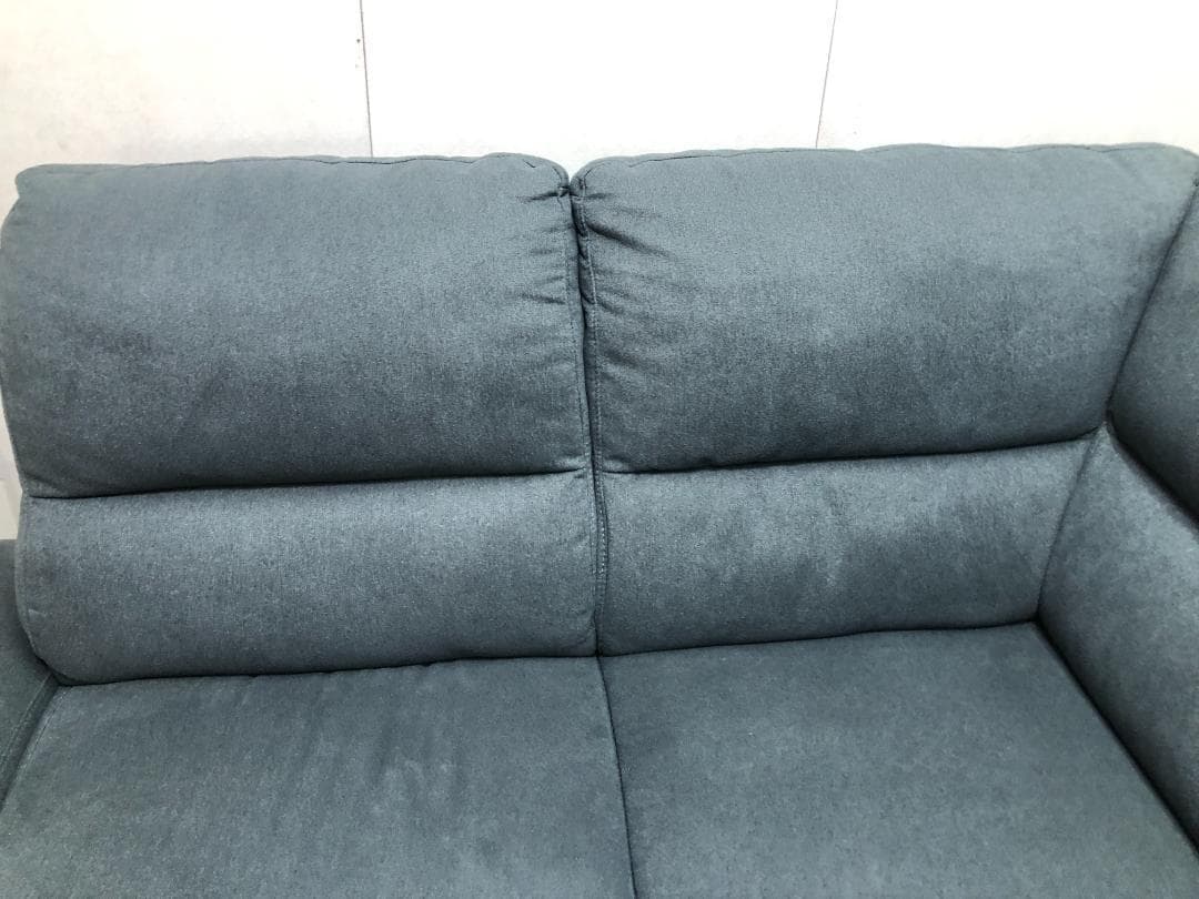 あお様①　超美品 ニトリ 布張りカウチソファー ウォール3KD 88161