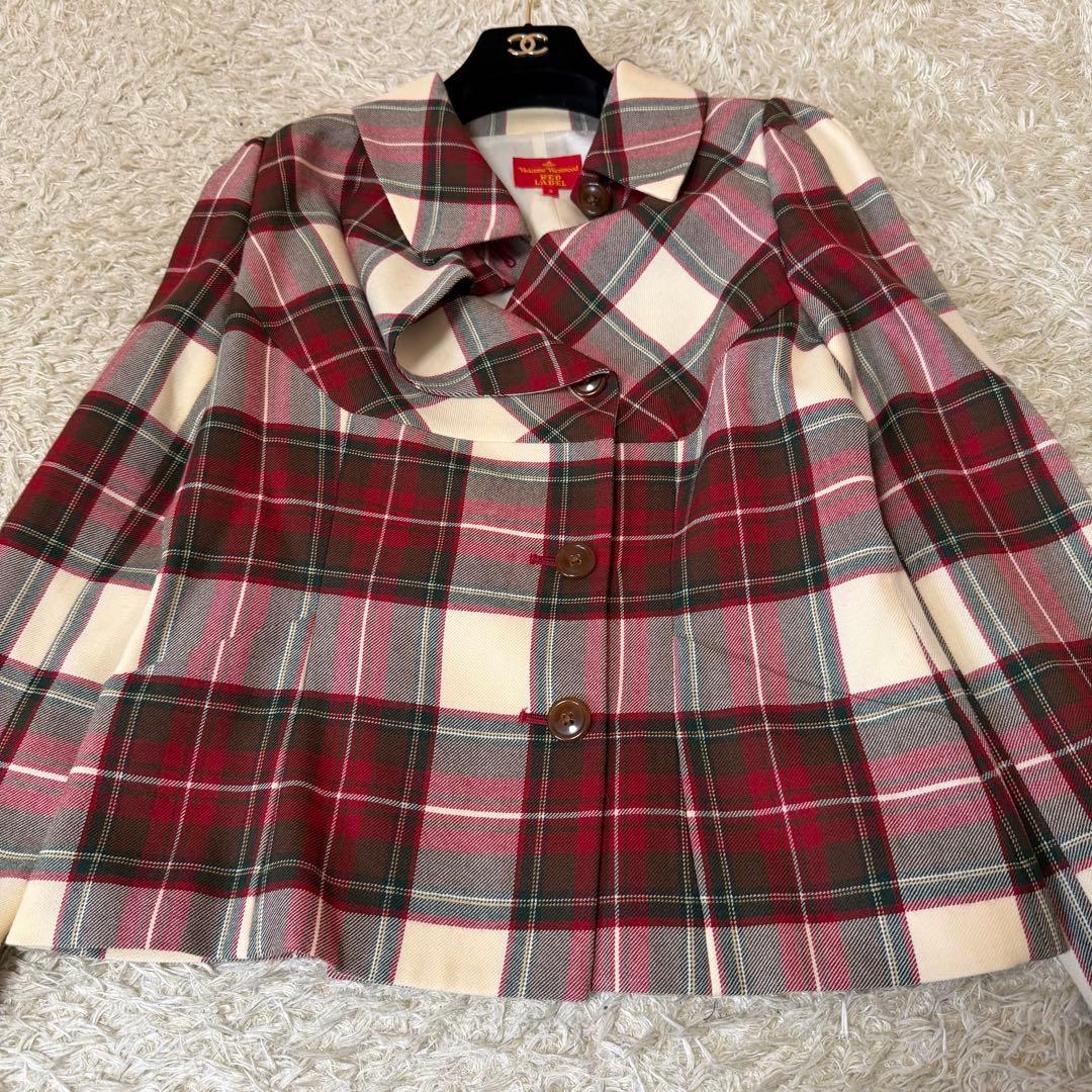☆極美品☆ヴィヴィアンウエストウッド　変形ジャケット　タータンチェック　Lサイズ