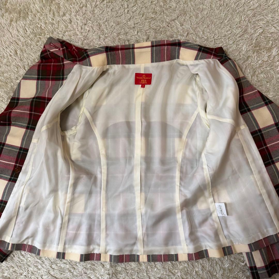 ☆極美品☆ヴィヴィアンウエストウッド　変形ジャケット　タータンチェック　Lサイズ