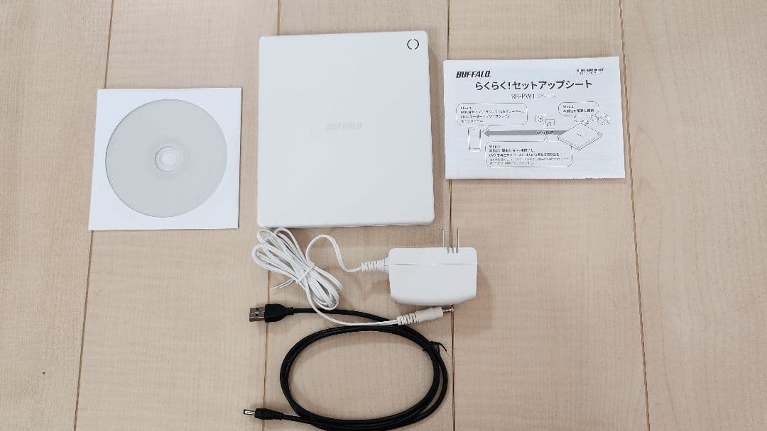 BUFFALO CD/DVDプレーヤー Wi-Fi接続 スマートフォン
