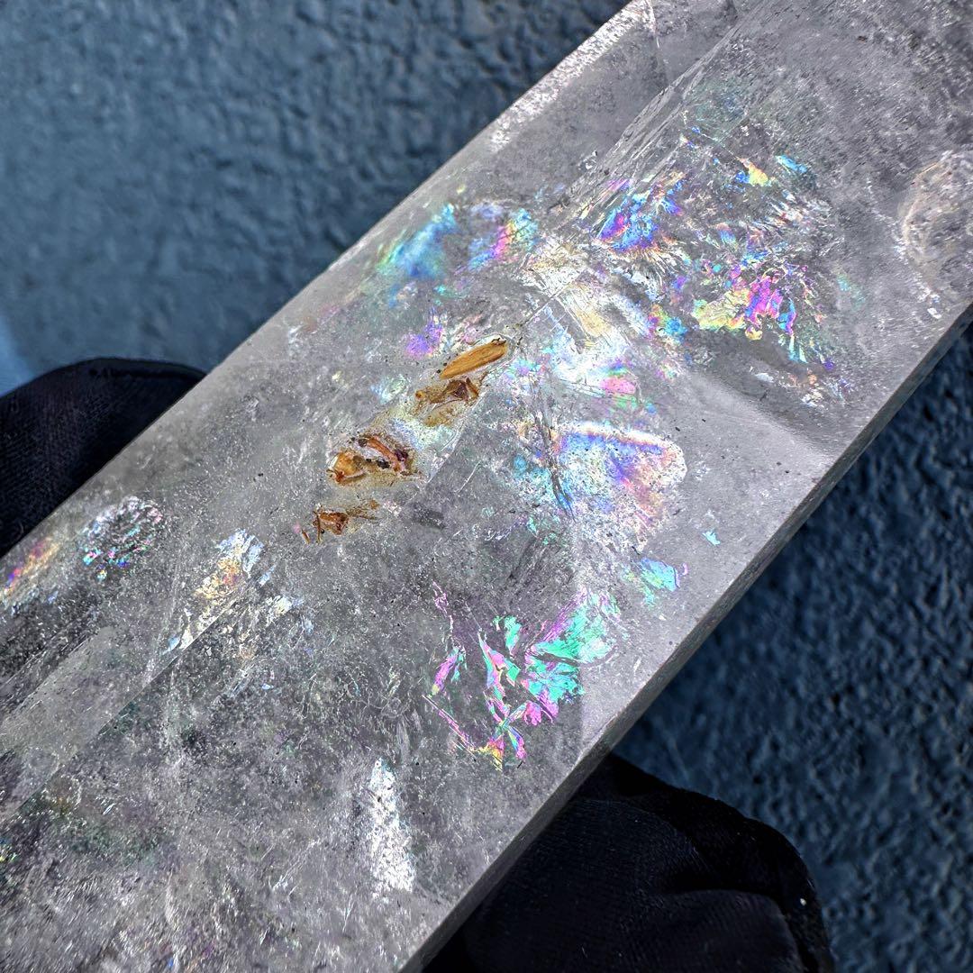 高品質❗️浄化 超強いパワーアゼツライト☆レインボーヒマラヤクラスターA1469