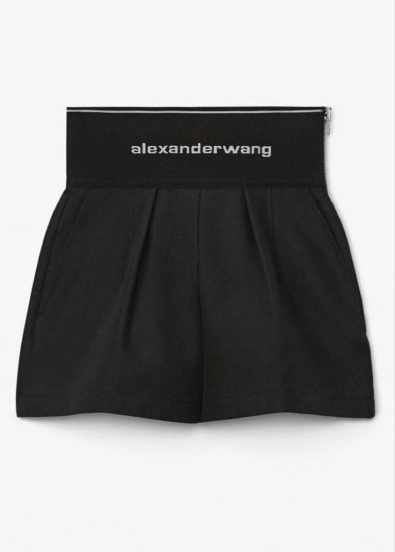 確実正規品 アレキサンダーワン ウエストロゴ ショートパンツ 0