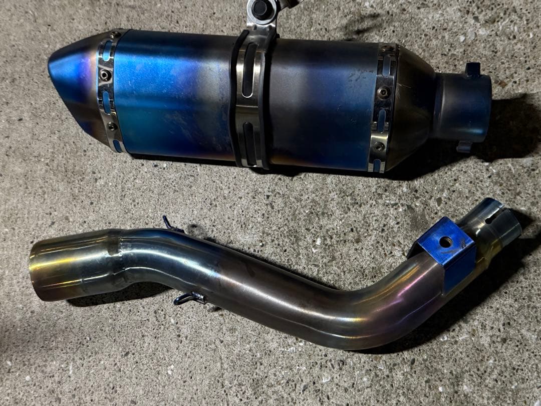 crf250ラリー MD44 社外マフラー　フルエキ