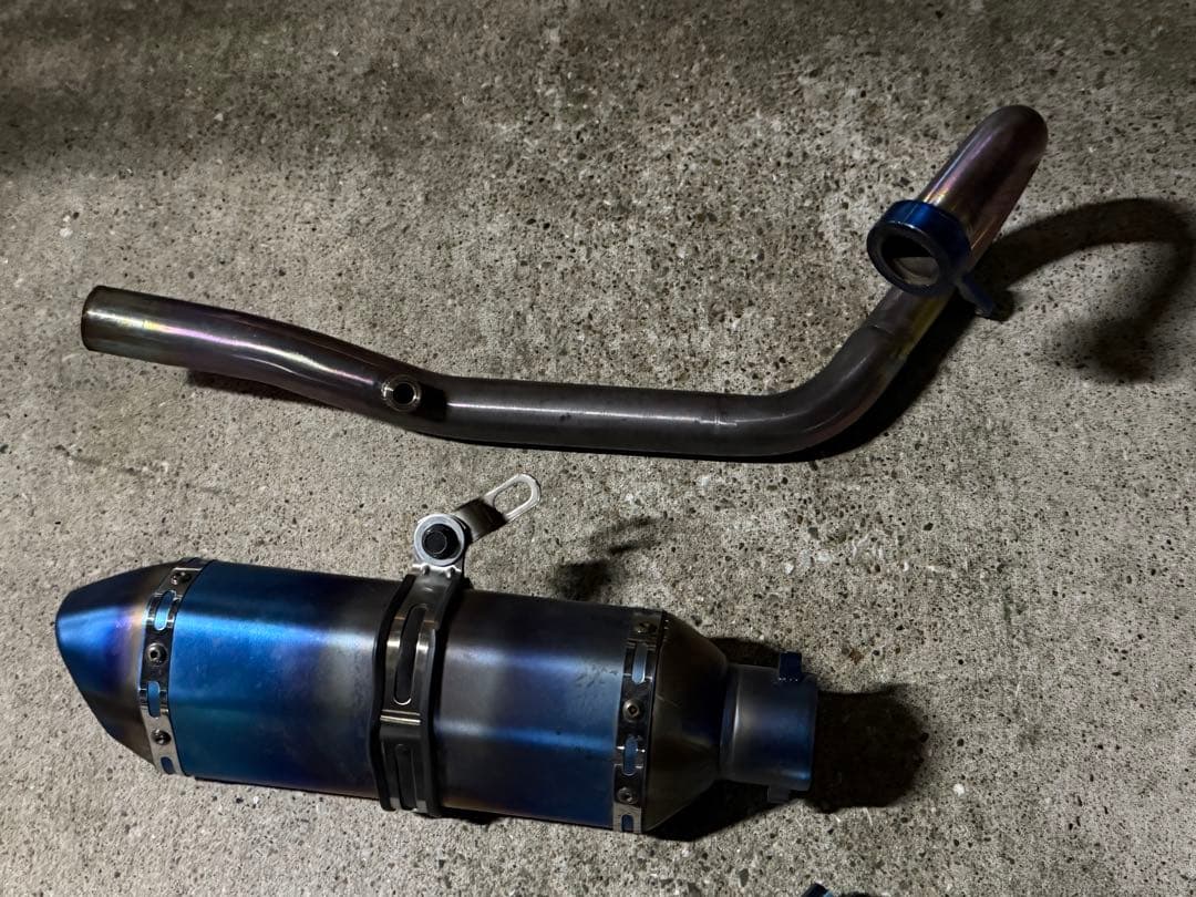 crf250ラリー MD44 社外マフラー　フルエキ