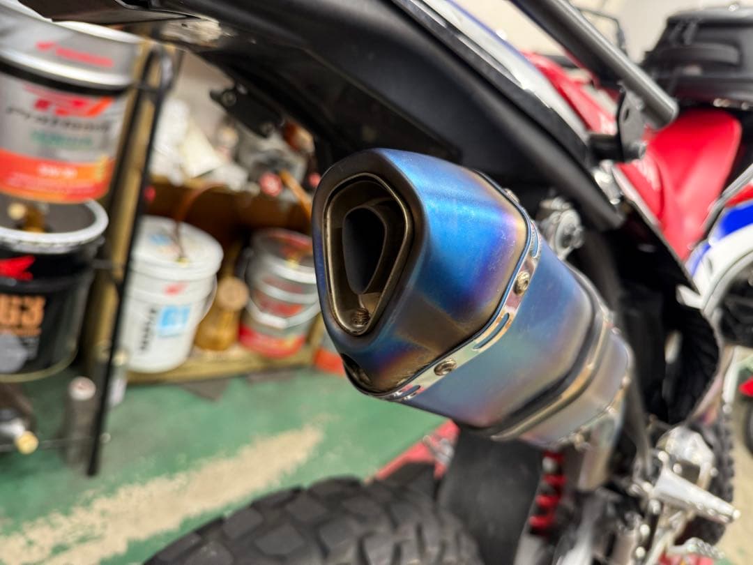 crf250ラリー MD44 社外マフラー　フルエキ
