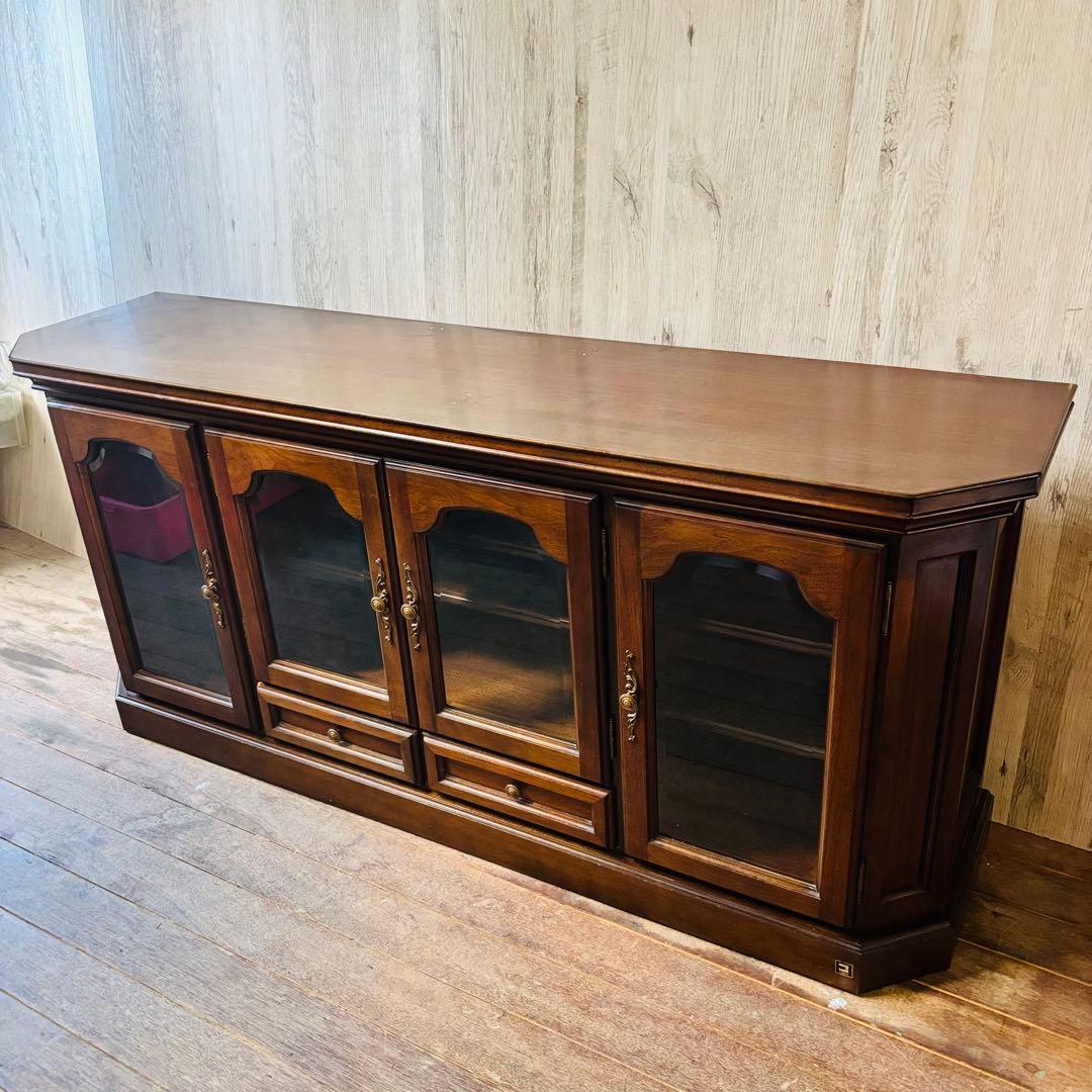 KOSUGA ガラスキャビネット カップボード リビングボード 食器棚 コスガ