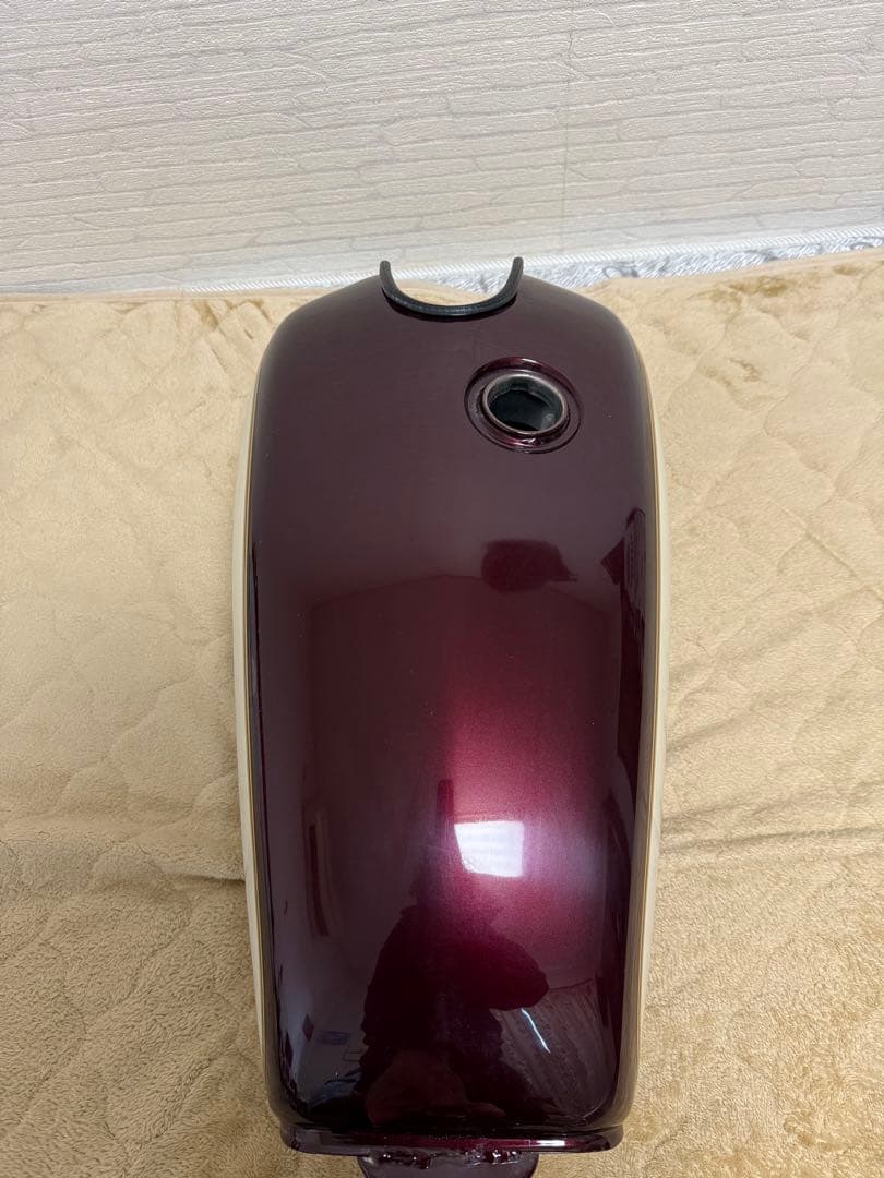 SR400 純正タンク RH01J ベリーダークレッドメタリック2
