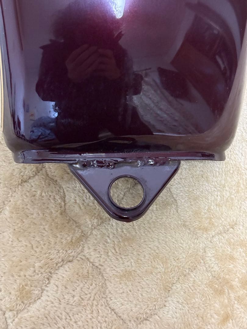 SR400 純正タンク RH01J ベリーダークレッドメタリック2