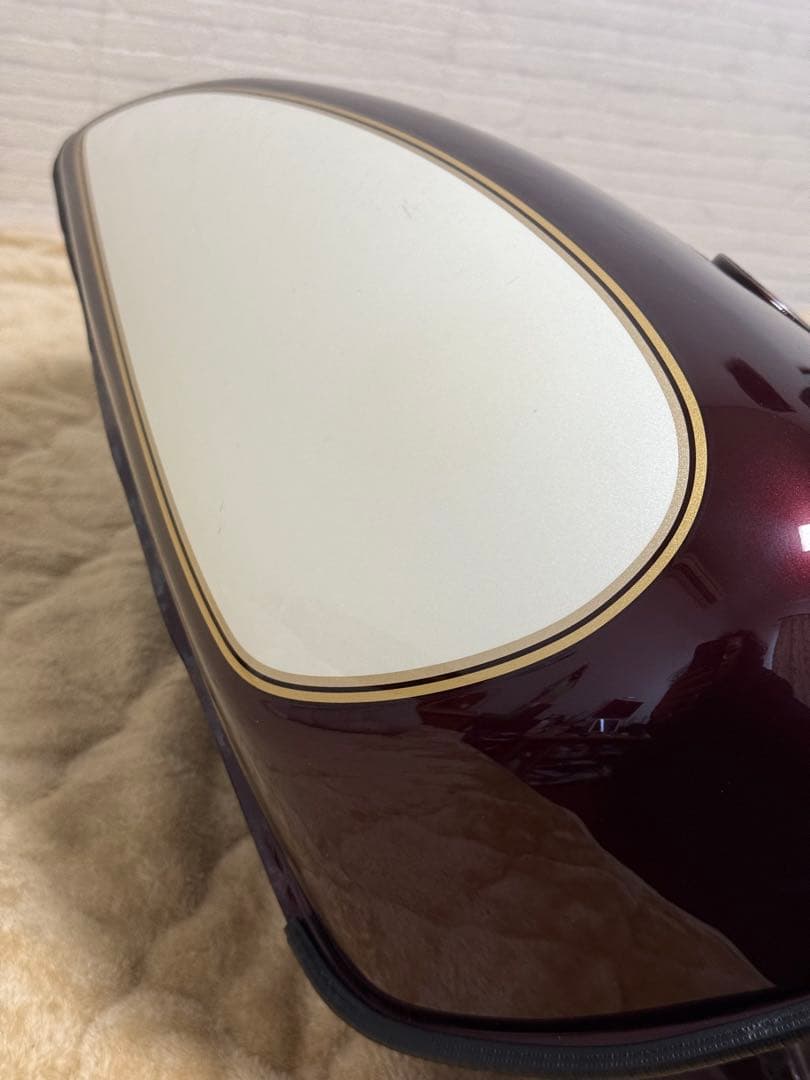 SR400 純正タンク RH01J ベリーダークレッドメタリック2