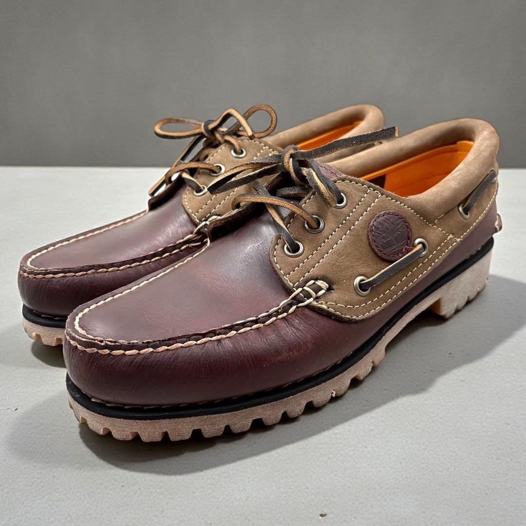 【極美品】 ティンバーランド スリーアイ クラシック 25.5cm バーガンディ