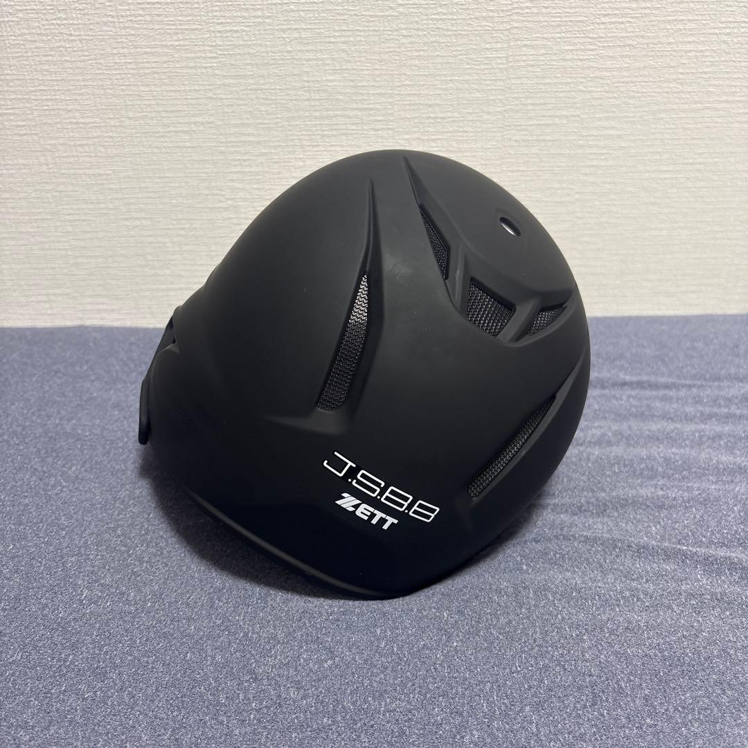 ZETT J.S928 バッティングヘルメット マットブラック