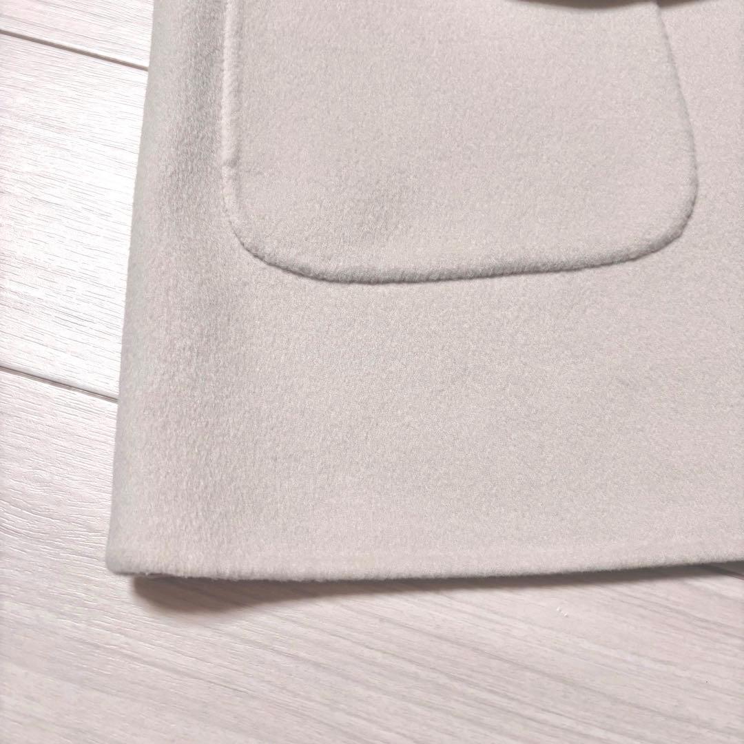 イエナ　スーパー120ダブルフェイスフードコート　ナチュラル　36