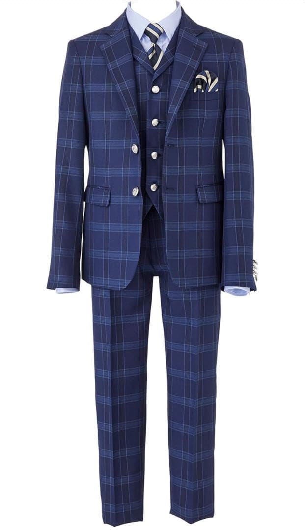 【美品】ワンダーファクトリー160cm 男の子 フォーマルスーツ 入学式、卒業式