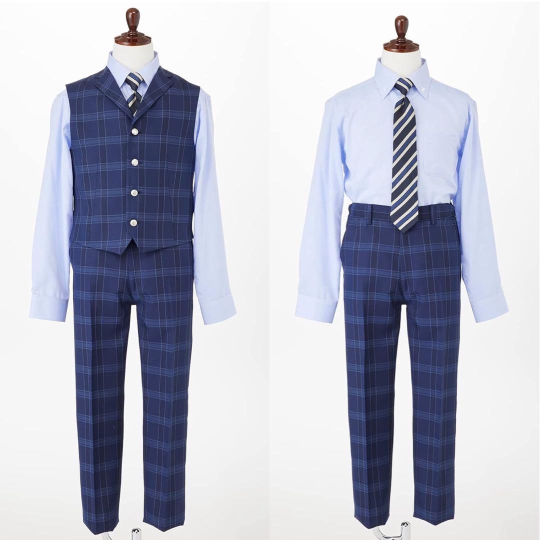 【美品】ワンダーファクトリー160cm 男の子 フォーマルスーツ 入学式、卒業式
