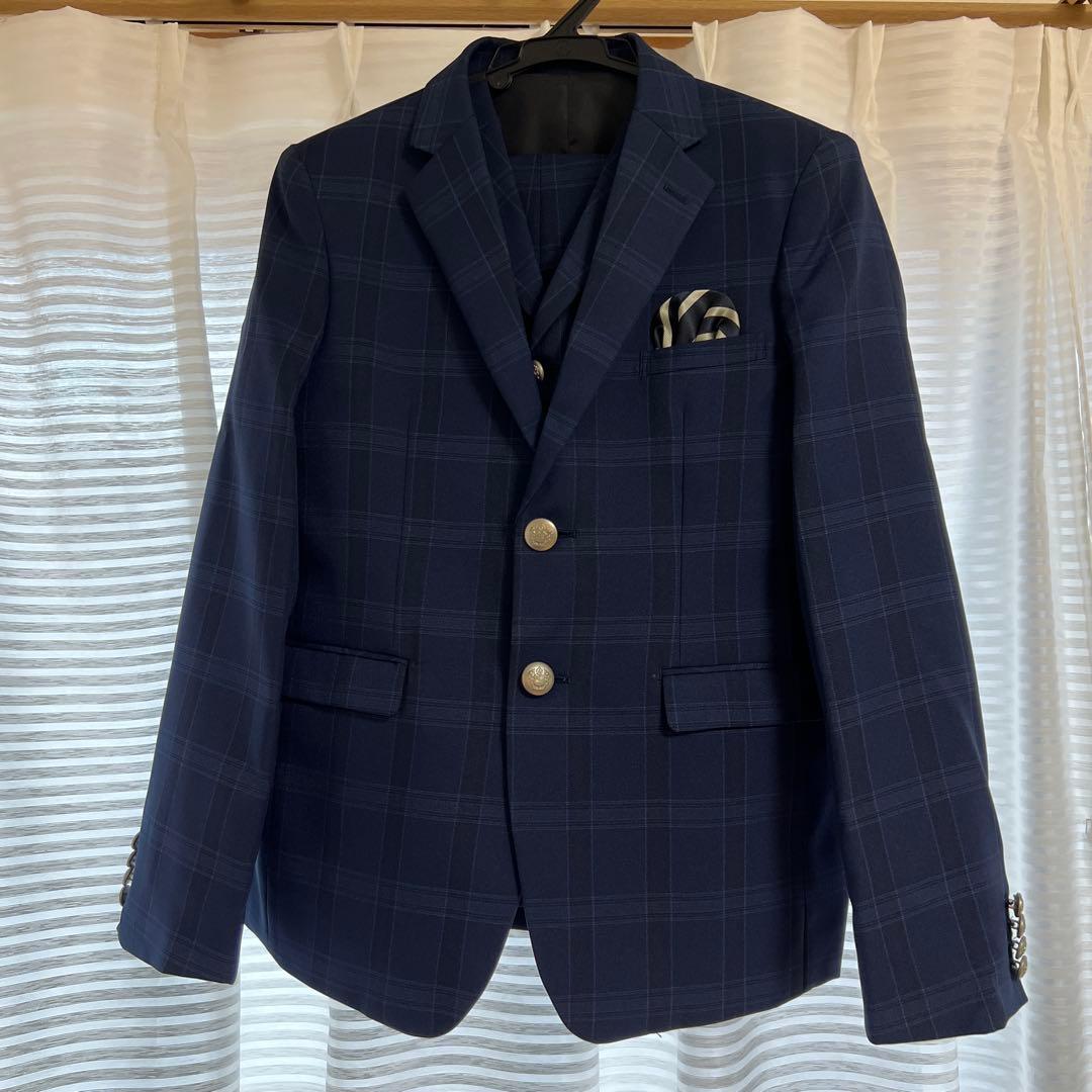 【美品】ワンダーファクトリー160cm 男の子 フォーマルスーツ 入学式、卒業式