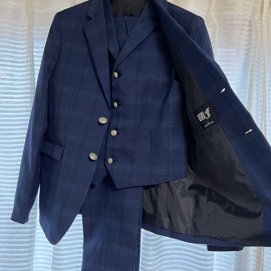 【美品】ワンダーファクトリー160cm 男の子 フォーマルスーツ 入学式、卒業式