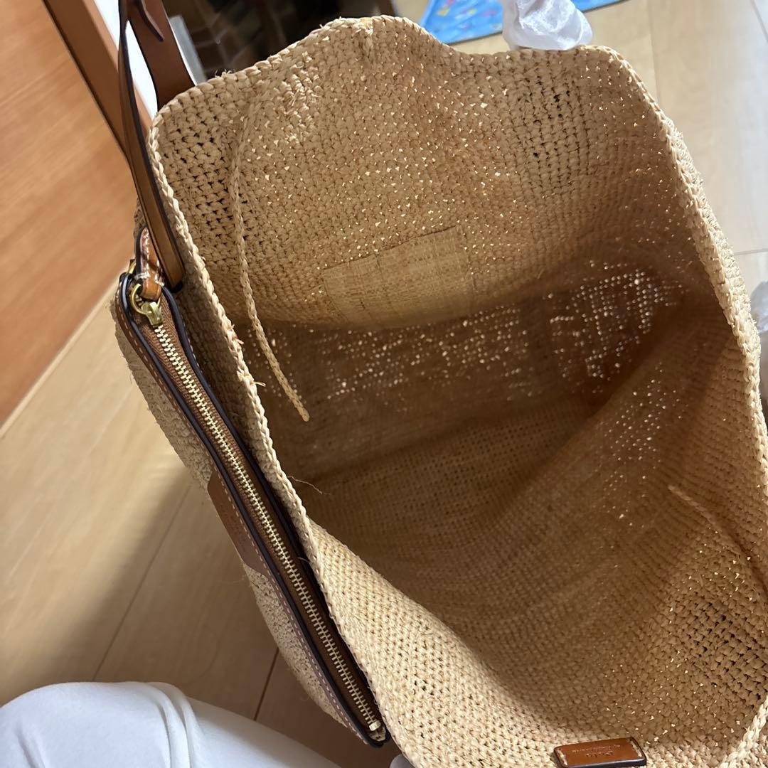 新品Ralph Lauren ベージュ かごバッグ ポーチ付き